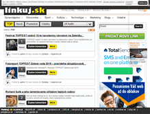Tablet Screenshot of linkuj.sk